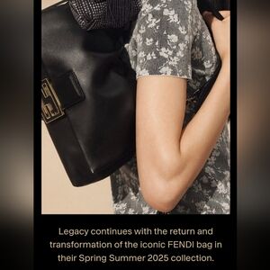Y2K Beige Nappa Leather Fendi Mama Baguette